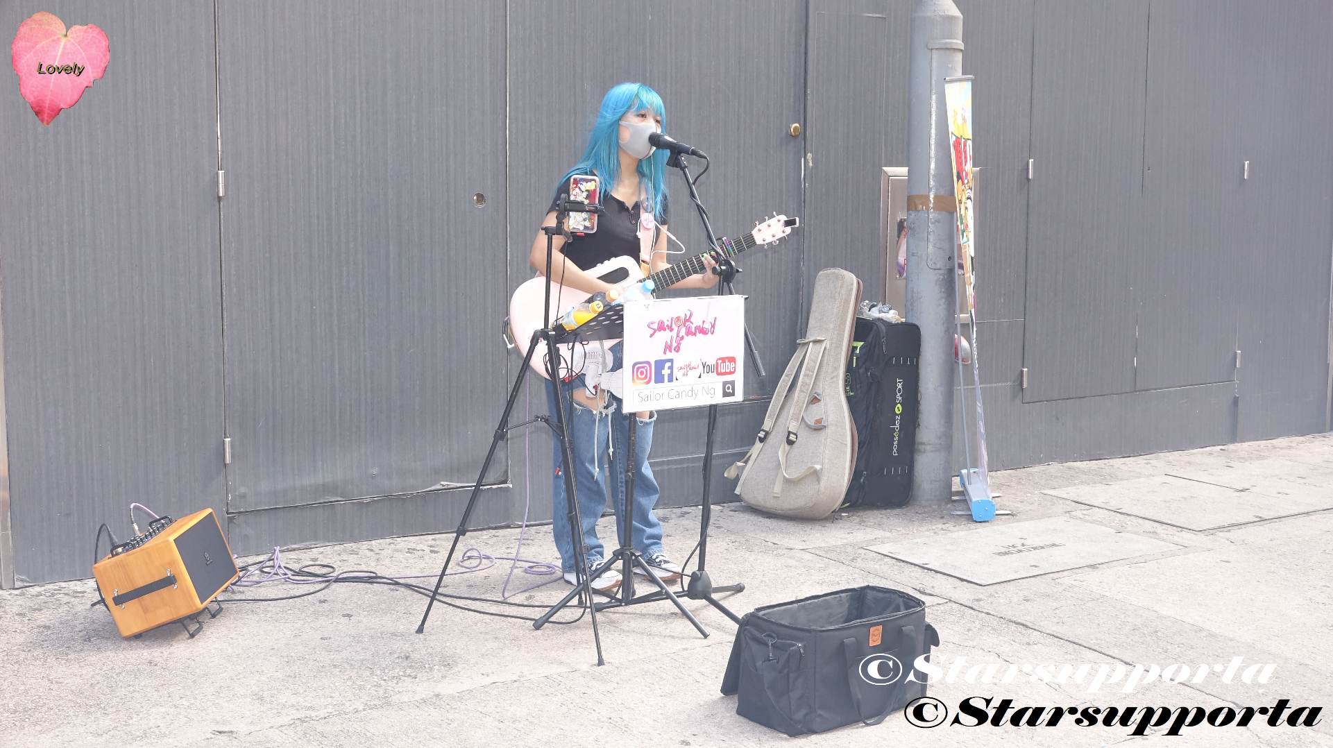 20210616 Sailor Candy Ng @ 街頭 Busking @ 香港旺角西洋菜街